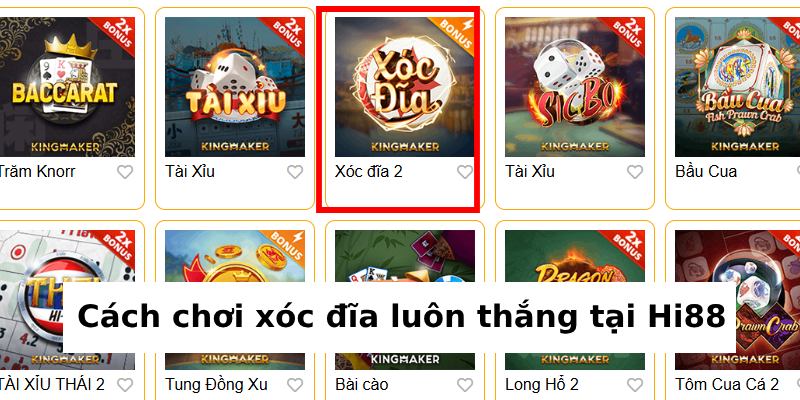 Cách chơi xóc đĩa luôn thắng tại Hi88 cao thủ chia sẻ 